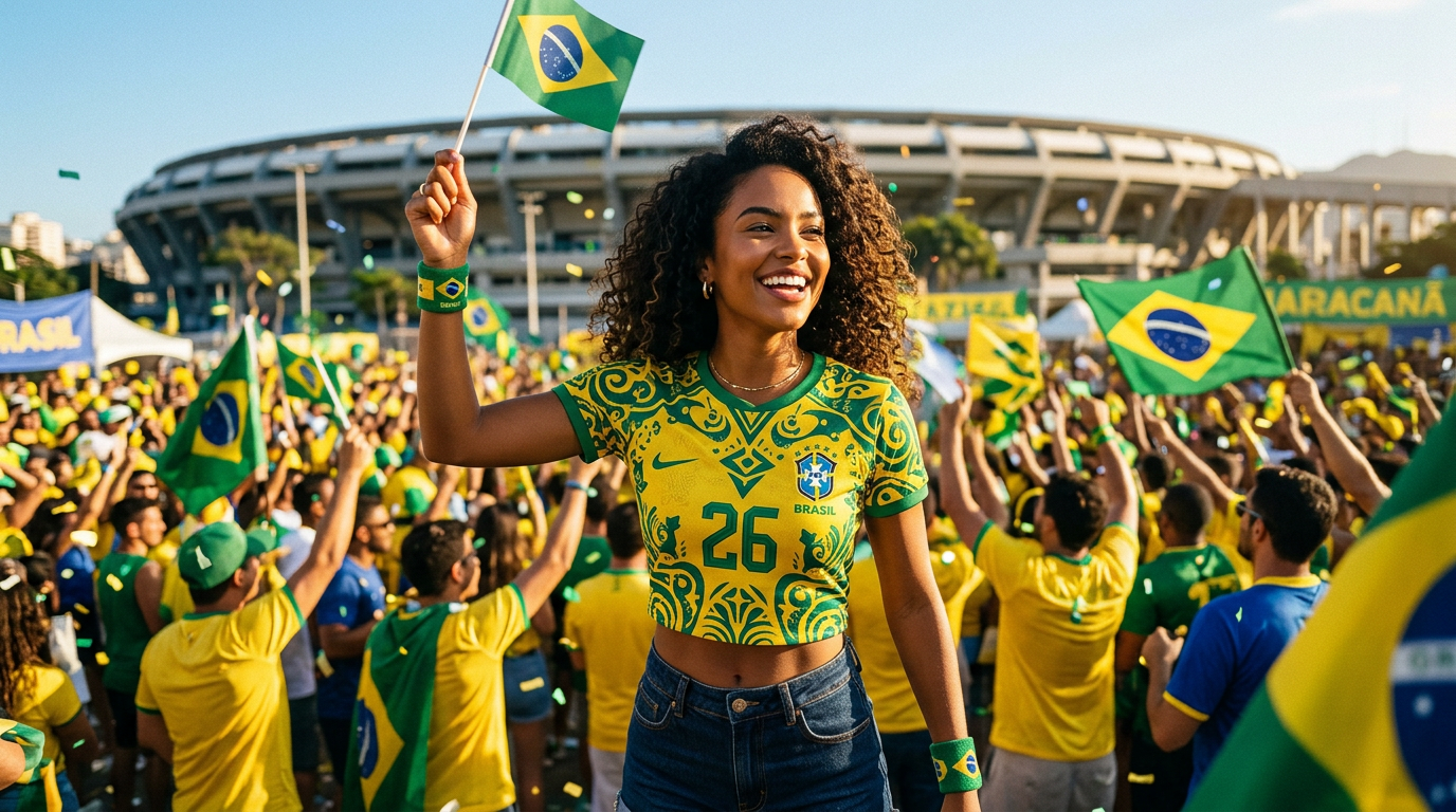 Imagem ilustrativa: Cropped Esther Brazil Copa 2026: Vale a Pena Comprar? Review
